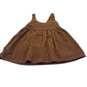 Carter's Toddler Girl 2T Brown Corduroy Dress 100% Cotton